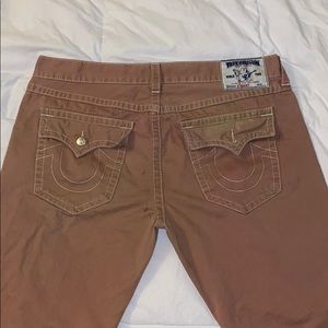 True religions jeans size 42 “Straw color”